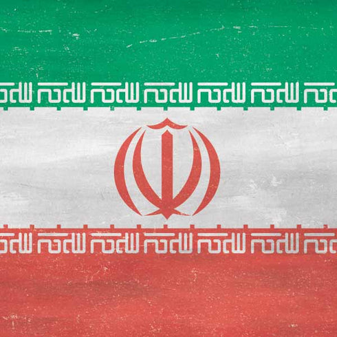 Iran Flag Distressed Yoga 710 14in Skin
